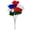 V1#B, variant on Patriotic Faux Floral Bouquet, Red White Blue Artificial Bouquet, Independence Day Fake Flowers, Fourth Of July Floral Arrangement, Patriotic Home Decor Bouquet