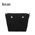 thumbnail image 1 of PU Nubuck Frosted Leather Waterproof Inner Lining Zipper Pocket for Obag Classic Mini Lining Insert for O BAG black mini, 1 of 6
