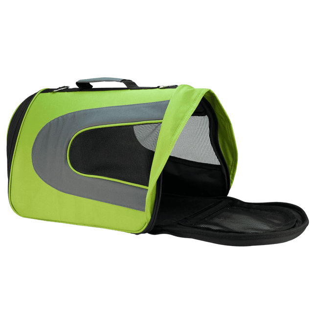 Transportadora Gde Tela C/Visera Verde Fashion Fancy Pets FANCY PETS FL8808