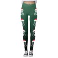 thumbnail image 4 of MKLEKYY Leggings para mujer, leggings con estampado navideño festivo para mujer, pantalones de yoga de cintura alta, mallas deportivas cómodas para fitness y entrenamiento, 4 of 4
