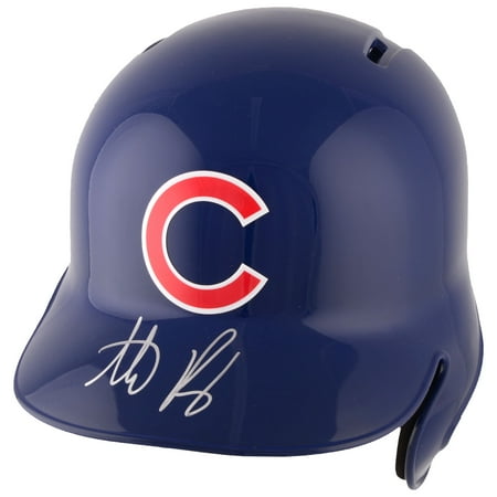 Chicago Cubs Autographed Helmets - Anthony Rizzo Chicago Cubs Fanatics Authentic Autographed Replica Batting Helmet - No Size