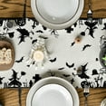 thumbnail image 5 of Smile Castle Tree Witch Black Halloween Table Runner 13 x 48 Inch, 5 of 7