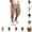 Khaki, variant on Mfakffe Cargo Shorts for Men Casual Lightweight Cotton Shorts Summer Classic Knee Length Short Pants Elastic Waist Wide Leg Trousers