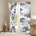 thumbnail image 3 of jejeloiu Gray Vintage Camo Blackout Curtains Set of 2 (52x84 Each),Western Farmhouse Camouflage Window Curtains For Boys Men, 3 of 6