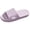 Purple, variant on Shower Shoes for Women Soft Lightweight Quick Drying Nonslip House Slippers Slip on Beach Slides Sandals Black Size 10