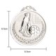 thumbnail image 3 of Medalla Concurso Medallas Colección Conmemorativa Útiles Escolares Plata, 3 of 6