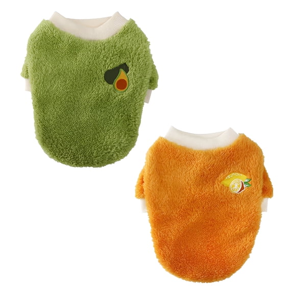 GASTROPOD 2Pcs Dog Sweater,Polyester Boy Dog Clothes,Dog Coats for Small Dogs,Multicolor3,Xl