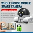 thumbnail image 6 of Patrol Buddy Robot Camera, Patrol Buddy Pet Camera, Robot Cameras on Wheels, 2025 New Indoor Movable Security Monitor with App Remote Control, with 2-Way Talk, Night Vision, for Cats Dogs (+32G), 6 of 7