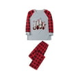 thumbnail image 2 of Odeerbi Christmas Pajamas For Family Matching Outfits Warm Set Printed Home Wear Two-piece Mom Set, 2 of 8