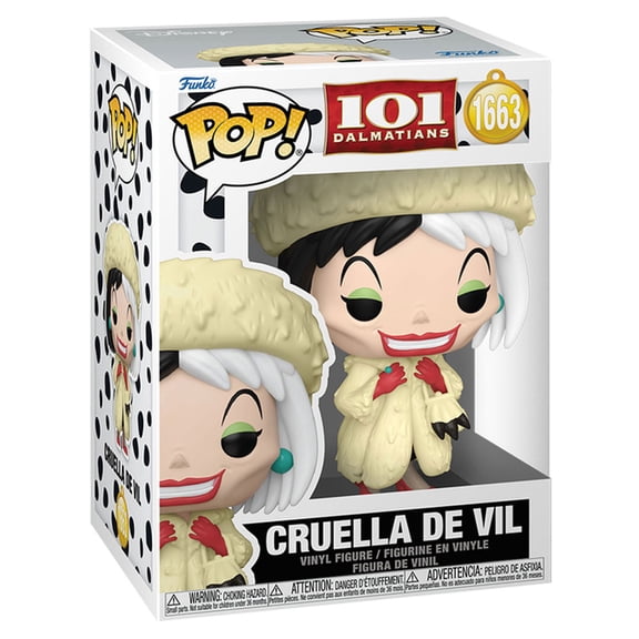 Figura Coleccionable Funko Pop Disney 101 Dalmatas Cruella De Vil 1 Pieza
