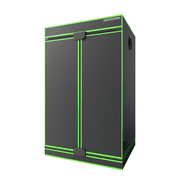 ALPHAGROW Indoor Grow Tent, 48 x 48 x 80 in, 600D Mylar Canvas, Twin Doors, Observation Window, and Floor Tray
