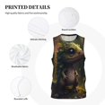 thumbnail image 3 of Honeii Cute Leaf Animal print basktball shirt for men and women, Unisex basketball jersey for Theme party-Medium, 3 of 6