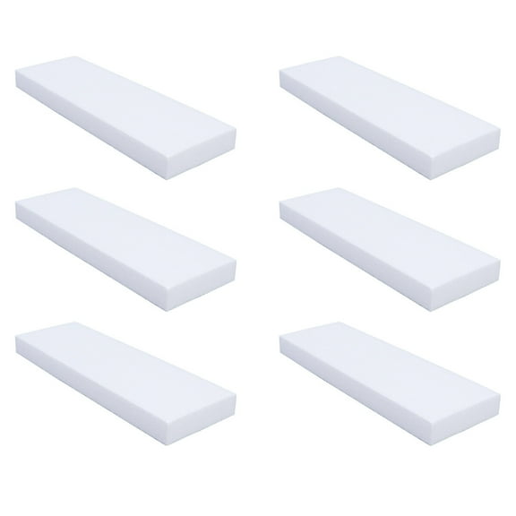 FONDOTIN DIY Foam , Smooth Surface for Crafting, White, 12Pcs