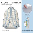 thumbnail image 2 of Rustic Nordic Style School Backpack with Symmetrical Plaid Design, Comfortable Foam Padding, Waterproof Material, Adjustable Straps for Student and Student, Ideal for Camping and Gym, 2 of 6