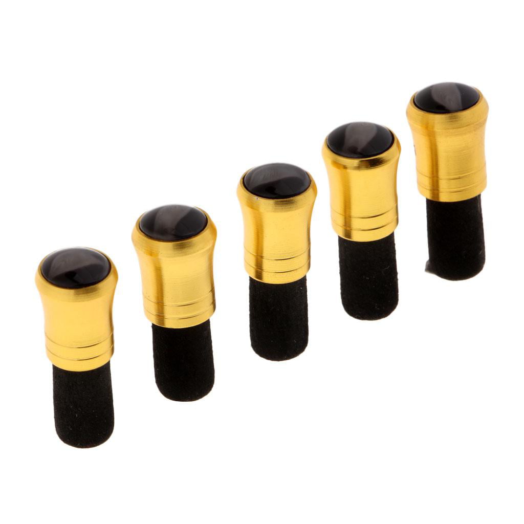 5pcs Fishing Rod Butt Caps End Protector for Spinning Travel Sea Fly Rods 