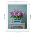 thumbnail image 2 of Paint By Numbers Kit for Adults Beginner - DIY Lilac Blooms Blue Crate Rustic Table Canvas Painting Kits for Adults, Frameless Paint By Number for Adults for Home Wall Decor 16x20 Inch, 2 of 7