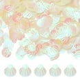 thumbnail image 1 of 1200-Pack Lentejuelas en Forma de Concha, 100g Lentejuelas Sueltas en Forma de Concha [AB Beige], 1 of 6