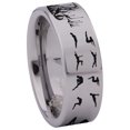 thumbnail image 3 of Pilates Style 2 Tungsten Carbide Ring, 3 of 9
