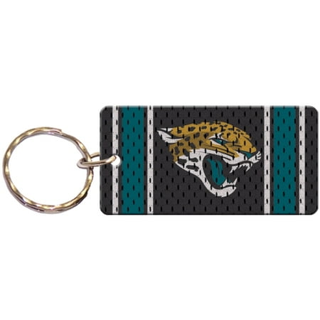 Jacksonville Jaguars Jersey Printed Acrylic Team Color Logo Keychain
