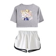 thumbnail image 3 of Henjin no Salad Bowl Tshirt&Shorts Fashion Merch Neval Short T-shirt Streetwear Anime Top and Shorts, 3 of 4