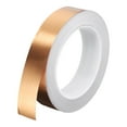 thumbnail image 3 of Uxcell Floor Tiles Rose Gold Foil Lines Metallic Mirror Tape 0.98"x82 Ft, 3 of 6