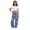 0$-Blue1624, variant on Kiijoy Wide-Leg Jeans for Girls Bow Graphic Elastic Waist Denim Pants, Blue, Sizes 5-16