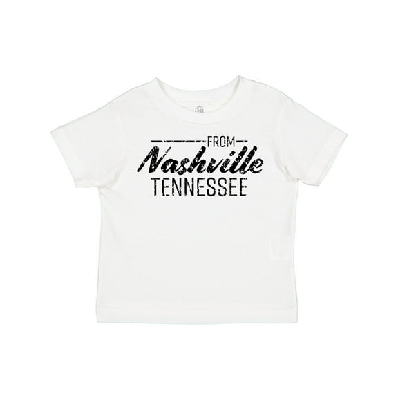 Inktastic From Nashville, Tennessee- State Capital Distressed Text Boys or Girls Toddler T-Shirt