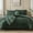 Dark Green, variant on Amberspace 7-Piece Bed in a Bag Comforter Set with Sheets,Sage Green,Queen