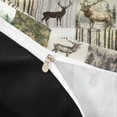 thumbnail image 3 of Castle Fairy Teens Watercolor Deer Bedding,Vintaeg Camo Smooky Jungle Duvet Cover Full,Green Brown Beige,Black Reversible,3pcs,No Comforter,1 Duvet Cover and 2 Pillowcases, 3 of 5