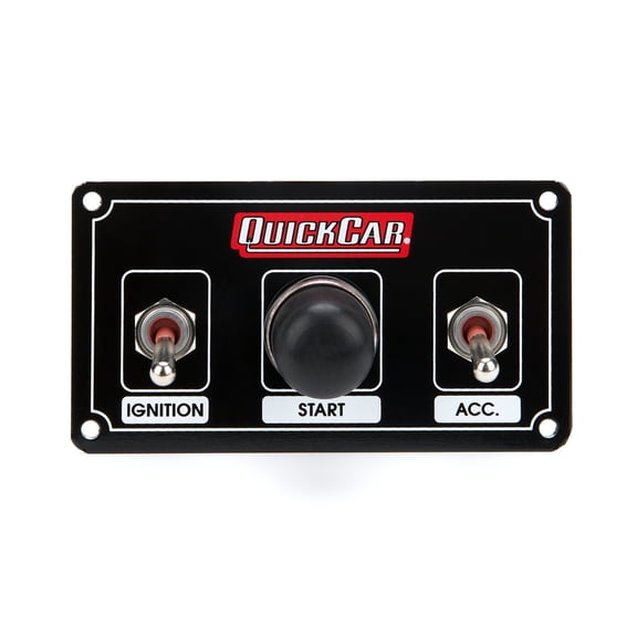Ignition Panel Black w/ Weatherproof Switches