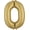 White Gold, variant on Anagram Foil Number 3 Balloon, 34in, Rose Gold