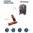 thumbnail image 5 of Brookstone Luggage Strap - 2-in-1 TSA-Approved Cross Luggage Straps for Suitcases with Keyless 3-Digit Combination Lock, 5 of 5