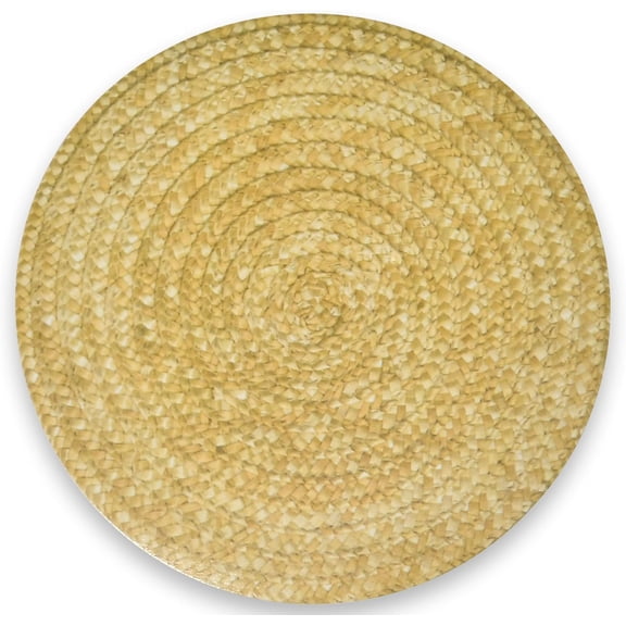 150 Pcs Disposable Braided Wicker Look Paper Beverage Coasters 4" Round Rustic Woven Cocktail Coaster for Drinks Wedding Birthday Party Supplies Decor