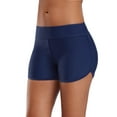 thumbnail image 4 of Budget Chic Women Swimsuit Bottom Tummy Control Swimming Shorts Solid Swim Trunks, 4 of 7