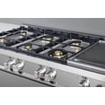 thumbnail image 3 of Bertazzoni Mast486grtbxt Master 48" Wide 6 Burner Gas Rangetop - Stainless Steel, 3 of 6