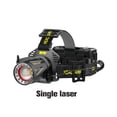 thumbnail image 3 of Faro delantero Sonducket lámpara de pesca Camping recargable Sensor potente luz al aire libre impermeable linterna correr escalada Negro OD030616-01, 3 of 6