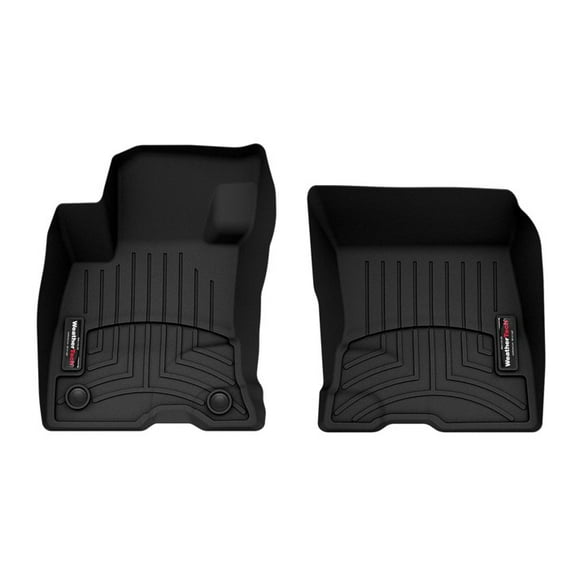Fits 2021-2022 Ford Escape Weathertech Floor Liner 4417191 FloorLiner; Molded Fit; Black; Thermoplastic Polyolefin TPO Vacuum Formed Material; 2 Piece