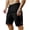 Z2-Black-Xcmzpl linen pants for men, variant on Xcmzpl Men's Cotton Linen Bermuda Shorts Drawstring Elastic Waist Slit Shorts Solid Baggy Wide Leg Knee Lengtth Shorts Pantalones Cortos