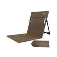 thumbnail image 4 of Silla de playa con respaldo, silla de playa, sillón de playa, cojín de asiento de playa, silla plegable, asiento de estadio para senderismo en el pati Marrón, 4 of 7