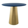 thumbnail image 2 of Zuo Modern Reo Side Table Blue & Gold, 2 of 7