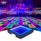 thumbnail image 5 of Luces LED para pista de baile, efecto de escenario, espejo 3D RGB profesional, iluminación de piso para DJ, discotecas, clubes, bodas, fiestas, paneles de escenario, 5 of 5