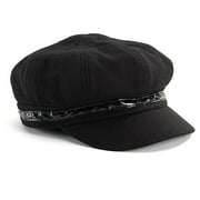 Wool-Blend Cabbie Hat