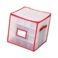 thumbnail image 4 of Contenedor de almacenamiento navideño Caja de almacenamiento de adornos navideños Organizador de decoración navideña para bolas, 4 of 9