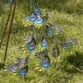 thumbnail image 6 of Set of 2 35" Tall Standing Colorful Iron Peacocks, 6 of 8