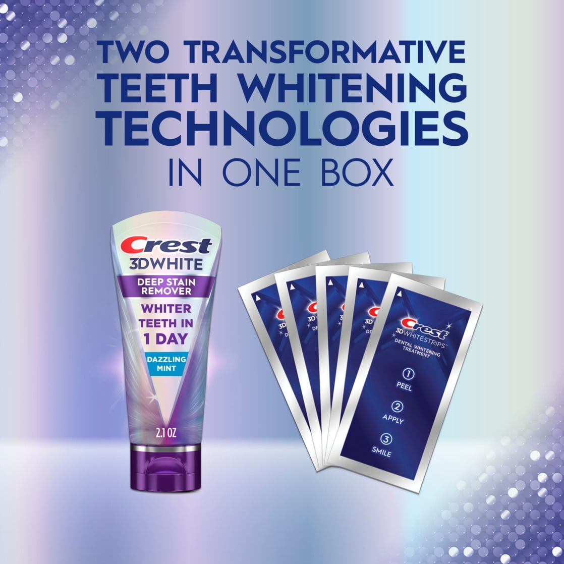 Crest 3DWhite Holiday Smile Teeth Whitening Gift Box