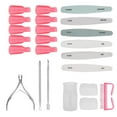 thumbnail image 3 of Nail Remover Tools Set Nail Remover Tools Nail Polishing Strip Nail Art Remover Remove Fingernail Cover 13Pcs Nail Remover Tools Set Polishing Strip Wipe Paper Dead Skin Scissors, 3 of 8