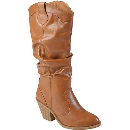 Brinley Co Womens High Heel Slouchy Boot