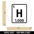 thumbnail image 2 of Hydrogen Periodic Table of Elements Science Chemistry Self-Inking Rubber Stamp Ink Stamper - Blue Ink - Mini 1/2 Inch, 2 of 7