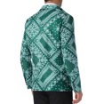 thumbnail image 3 of Blazer Floral INSPIRE CHIC para Hombre con Solapa Notch de Un Botón Retro de Flores M Verde Oscuro, 3 of 6