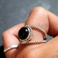 thumbnail image 5 of Divya Shakti Genuine Black Onyx Ring, Black Onyx Silver Ring, Black Onyx Sterling Silver Ring, Black Onyx Statement Ring, Valentines Day Gift For Her, 5 of 8